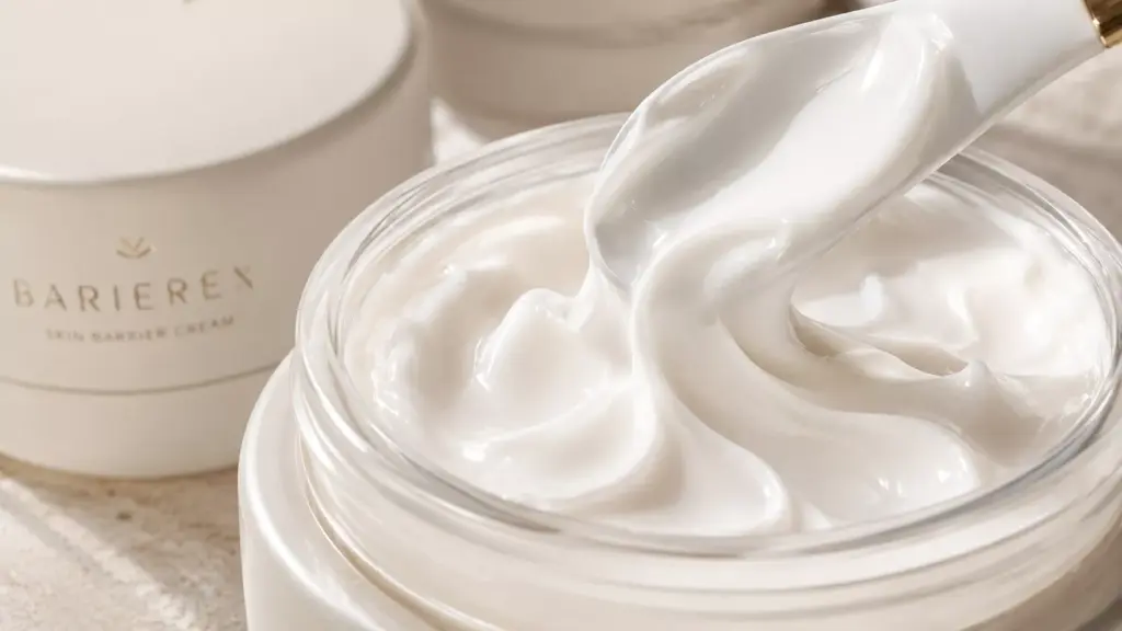 How to Repair Skin Barrier Damage: A Scientist's Guide to Restoring Your Glow 2 A luxury macro shot of a rich ceramide barrier cream texture, demonstrating clinically proven formulations on how to repair skin barrier damage.